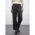 Street One Dames Geruite straight legs broek in Grijs