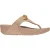 FitFlop Dames-sandalen met platte zool en dikke leren bandjes (Beige)