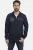 Jan Vanderstorm +FIT Collectie sweatvest SIVID Plus Size met printopdruk donkerblauw