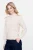 Geisha Pullover Basic Turtle Lurex 54531-14 Trui 10 Off-white/gold