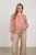Nukus Antonella Blouse Paillet Flower Nkf02156 Blouse 336 Rose
