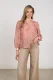 Nukus Antonella Blouse Paillet Flower Nkf02156 Blouse 336 Rose