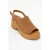 Power Leer Platform Sleehak Sandalen (Women)