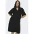 ONLY CARMAKOMA mini jurk zwart