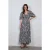 DIDI Dress Bonita Sand Palm Leaves Print