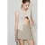 Mango geruite skort – beige