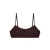 America Today niet-voorgevormde crop bikinitop Winnie donkerbruin