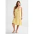 BEACHWAVE crinkle strandjurk geel