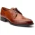 Base London Edison Leren Herenschoenen Met Veters In Verbrand Bruin