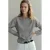 MANGO TEEN gestreepte longsleeve – wit/zwart
