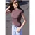 Street One Studio Dames Basic shirt met boothals in Roze