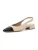 Tamaris Ballerina met riempjes  crème / zwart