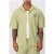Black Bananas Monogram Waffle Shirt Green
