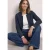 Blazer van jersey met structuur