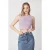 Gebreid Crew Neck Crop Top