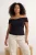 Trendyol Curve Dames Zwart Effen Mouwloos Getailleerd Grote maten Blouses