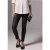 Street One Studio Dames Broek in lederlook in Zwart