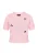 faina Trui  rosa / zwart / parelwit
