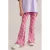 WE Fashion flared legging roze