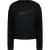 Nike Dri-Fit Oversized Lange Mouw Crew Hals Zwart Dames Sweatshirt CU5507 010