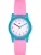 Cool Time Horloge  cyaan blauw / rosa / wit