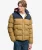 Everest Colour Block Puffer Jas Brown