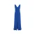V-hals Jurk met Splitzoom Dames Haris Cotton Essentials