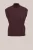 WE Fashion – Dames fijngebreide spencer – Regular fit – Aubergine – Viscose –