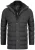 INDICODE JEANS Winterjas ‘INWooding’  donkergrijs