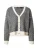 VERO MODA Gebreid vest ‘VMFELIZE’  ecru / zwart