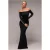 Strakke damesjurk Goddiva Bardot