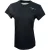 Gebroken wit dameslogo zwart T-shirt