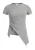Mymo Jerseyshirt van geribd breisel Dames grijs melange