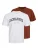 JACK & JONES Shirt  bruin / zwart / wit