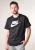 Nike Swoosh Futura Heren T-shirt in zwart