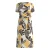 Robe midi avec détail noué et col rond femme s.Oliver