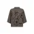 FREEQUENT pullover met borduursels – taupe