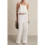 Reiss Broderie Side Tie Top White