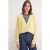 Gestructureerde V-hals Knopen Cardigan