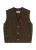 Marc O’Polo DENIM Gebreide bodywarmer  donkerbruin