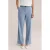 WE Fashion jersey high waist pantalon grijsblauw