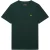 Donkergroen T-shirt met Lyle & Scott-logo op de borst