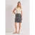 Street One Dames Knielange rok in wikkel-look in Zwart