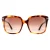 Tom Ford zonnebril Faye FT0788 53F Blonde Havana Brown Gradiënt