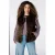 MS Mode gilet met panterprint – donkerbruin