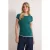 TRENDYOLMİLLA Dames Groen Effen Kort Getailleerd T-shirts