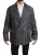 Dolce & Gabbana Mannen marineblauw gedessineerde jas met dubbele borst