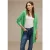 Street One Dames Lange cardigan in Groen