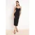 Damesjurk, plat model, mouwloos, chic/avond, bodycon