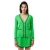 Lacoste Damesvest met V-hals en normale pasvorm (Groen, Zwart)